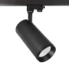 LED-skinnespot Lucea 3-faset 30 W sort
