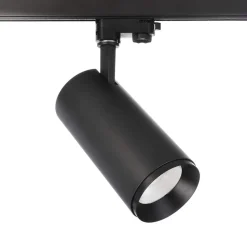 LED-skinnespot Lucea 3-faset 30 W sort