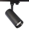 LED-skinnespot Lucea 3-faset 20W sort