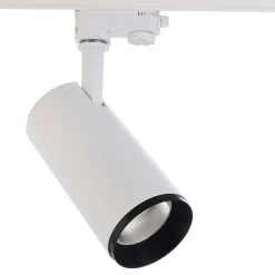 LED-skinnespot Lucea 3-faset 15 W hvid