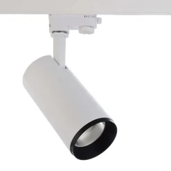 LED-skinnespot Lucea 3-faset 20W hvid