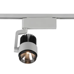 LED-skinnespot Radiator til DUOline, titanium mat, CCT
