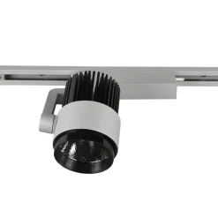 LED-skinnespot Radiator til DUOline, titanium mat, CCT