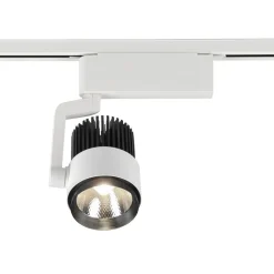 LED-skinnespot Radiator til DUOline, mat hvid, CCT