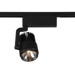 LED-skinnespot Radiator til DUOline, mat sort, CCT