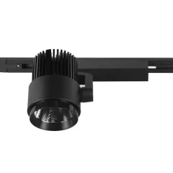 LED-skinnespot Radiator til DUOline, mat sort, CCT