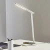 LED-skrivebordslampe Orbit med induktion sølv