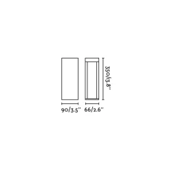 LED-sokkellampe Cerler, antracit, 35 cm, IP65, CCT