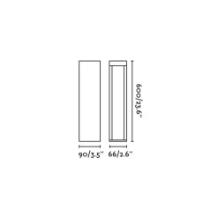 LED-sokkellampe Cerler, brun, 60 cm, metal, IP65, CCT