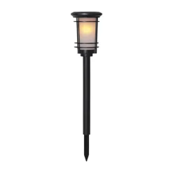 LED-sokkellampe solcelle Flame med flammeeffekt
