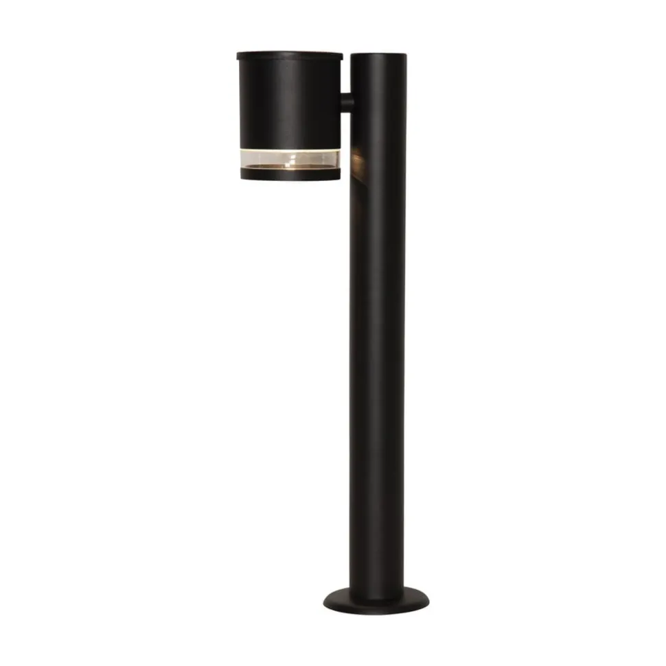 LED-sokkellampe Wien, sort, metal, højde 50 cm