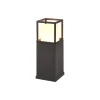 LED-sokkellampe Witham, 40 cm høj, antracit, CCT, IP54