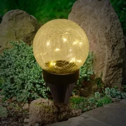 LED-solcelle-dekolampe 5248203 i glas, sæt med 3
