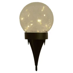 LED-solcelle-dekolampe 5248203 i glas, sæt med 3