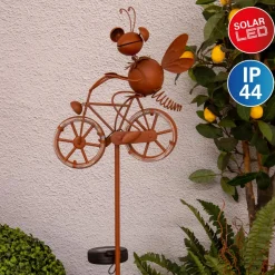LED-solcelle-dekorationslampe 5282414 med cykel