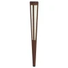 LED-solcellefakkel Tinka med sensor, 120 cm corten