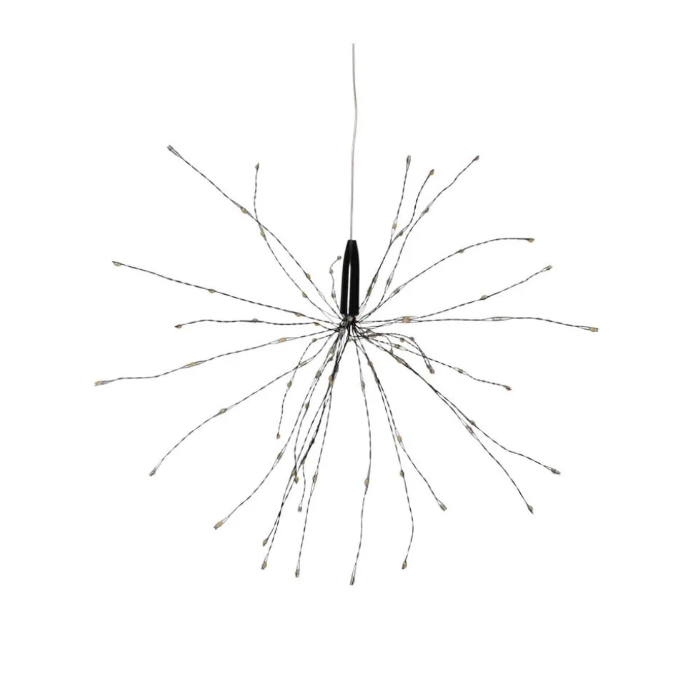 LED-solcellehængelampe Firework