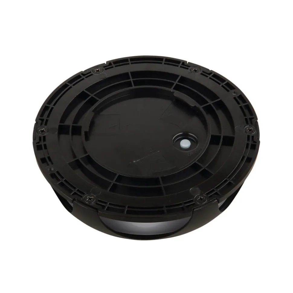 LED-solcellelampe 36506, jordspyd, væglampe, sort, aluminium