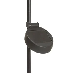 LED-solcellelampe 48702 med jordspyd og glaskugle