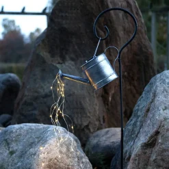 LED-solcellelampe Dew Drop Water Can