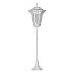 LED-solcellelampe Flame, 4-i-1, hvid