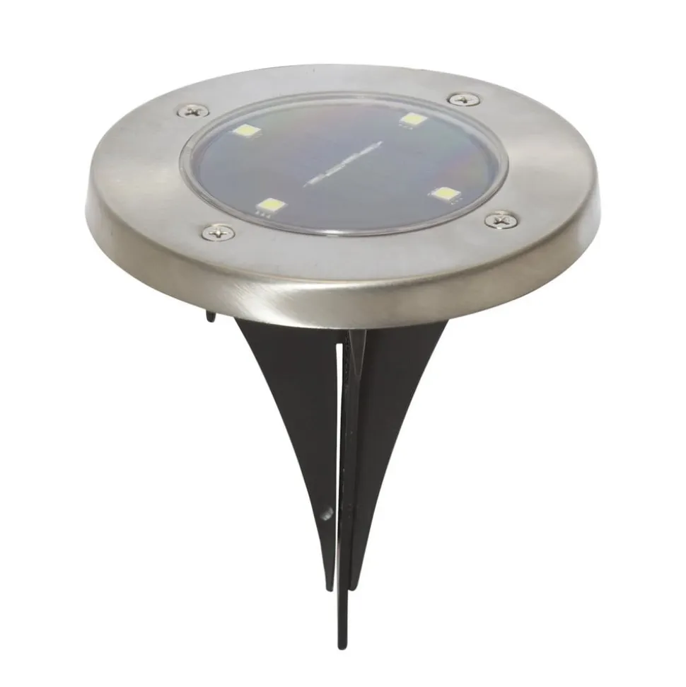 LED-solcellelampe Lawnlight, med jordspyd