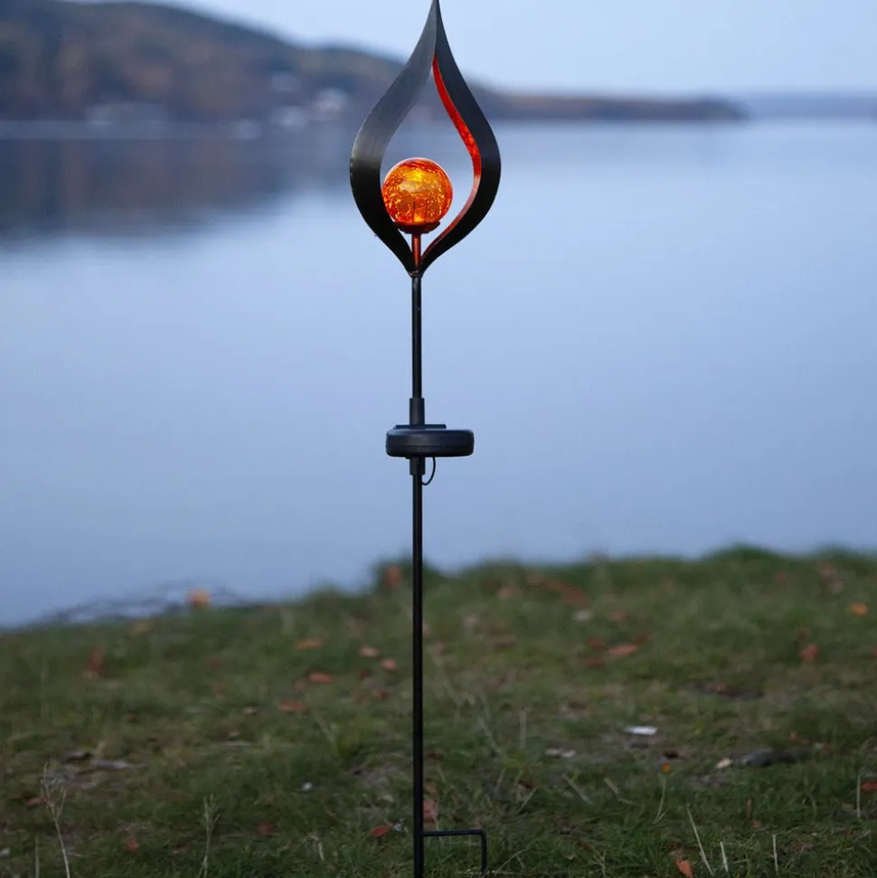 LED-solcellelampe Melilla, spids