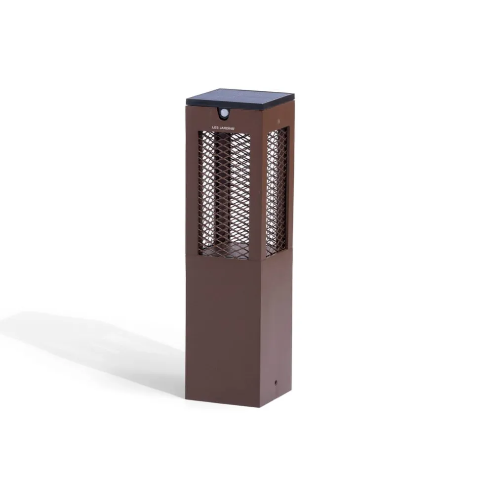 LED-solcellelampe på piedestal Tradition Sensor Corten 40 cm