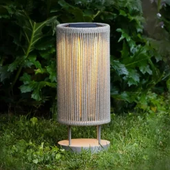 LED-solcellelampe Rop&Strip Højde 58 cm, 3.000 K, 500 lm