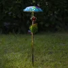 LED-solcellelampe Salona, blå/grøn
