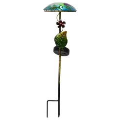 LED-solcellelampe Salona, blå/grøn