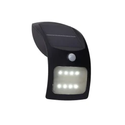 LED-solcellelampe til væg 67420BK-PIR, bevægelsessensor