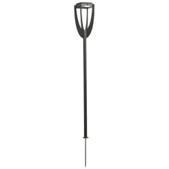 LED-solcellelampe Tulip med jordspyd, antracit