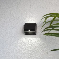 LED-solcellelampe Wally med opad- og downlight
