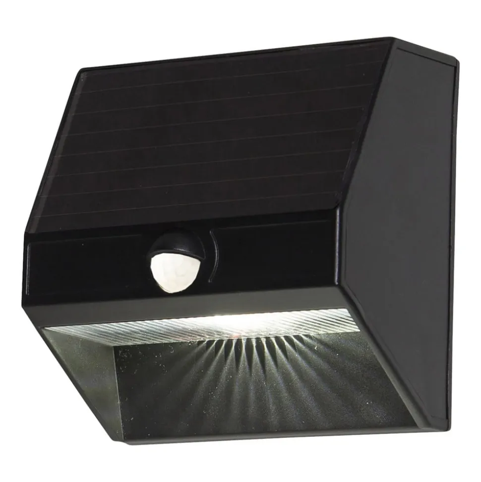LED-solcellelampe Wally med opad- og downlight