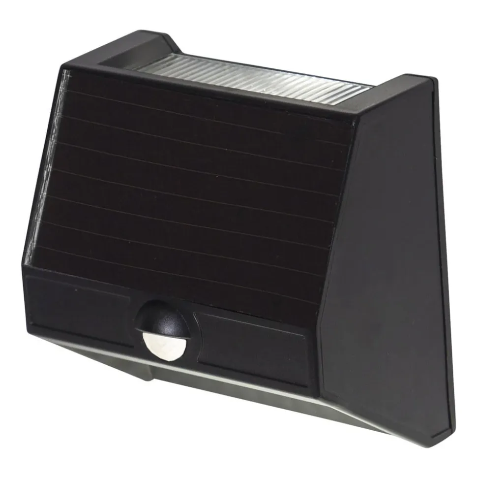 LED-solcellelampe Wally med opad- og downlight