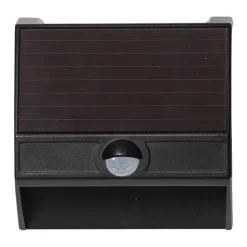LED-solcellelampe Wally med opad- og downlight