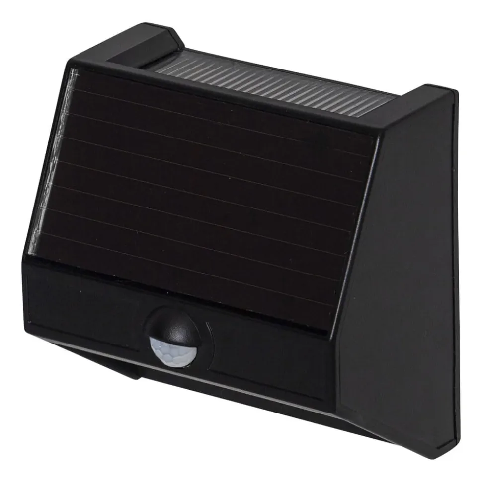 LED-solcellelampe Wally med opad- og downlight