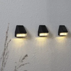 LED-solcellelampe Wally Mini i sæt med 3 stk.