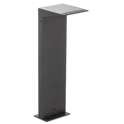 LED-solcellevejbelysning Soleil, antracit, metal, IP54, sensor
