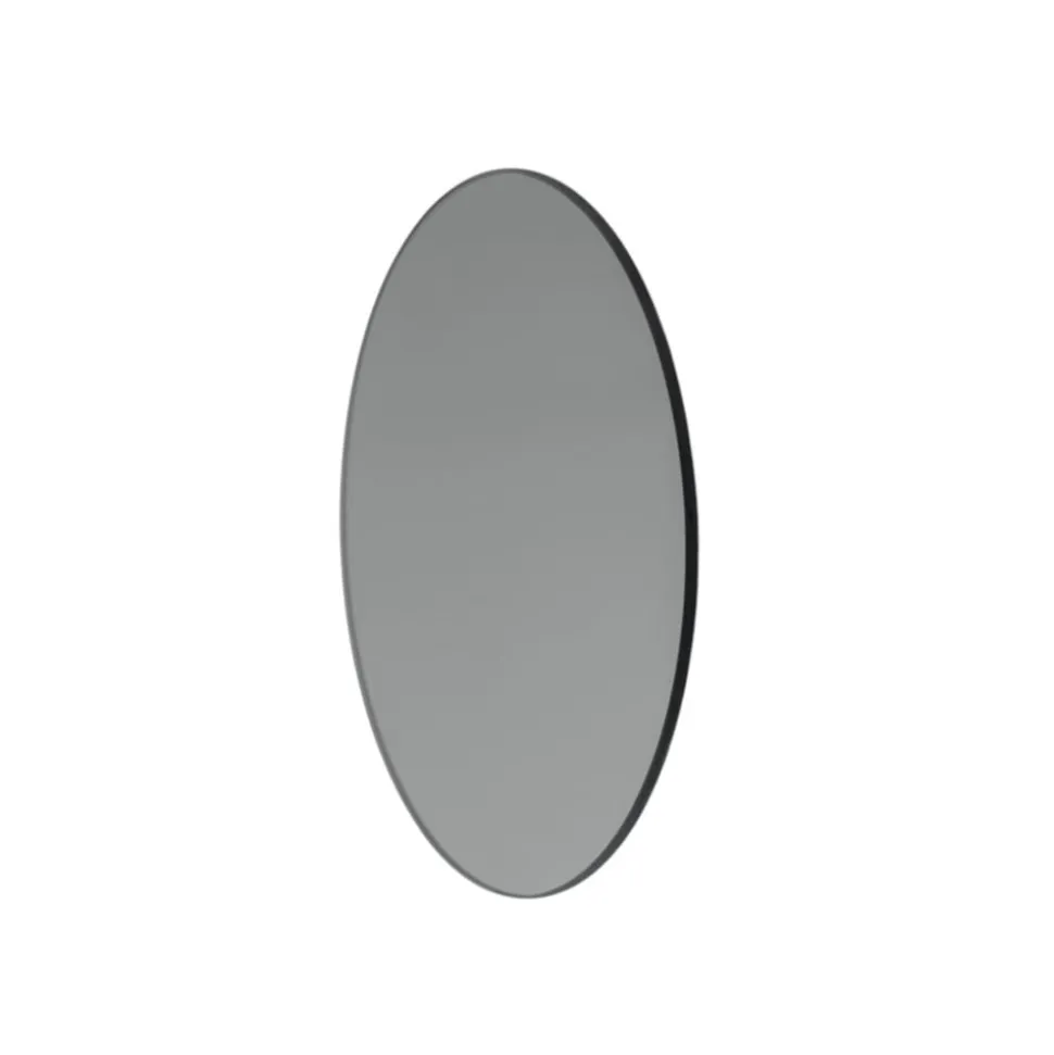 LED-spejl Ring S, Ø 19 cm, glas, varmhvid