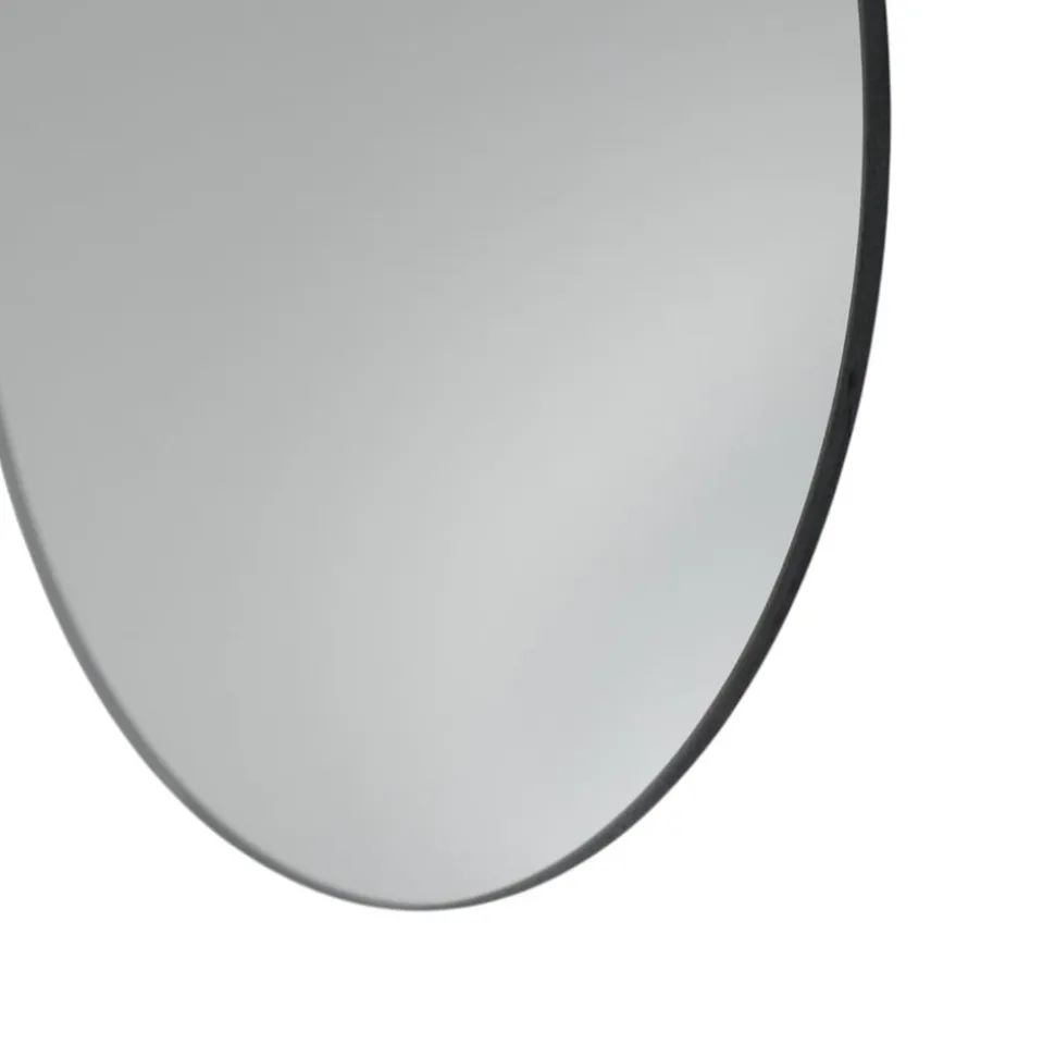 LED-spejl Ring S, Ø 19 cm, glas, varmhvid