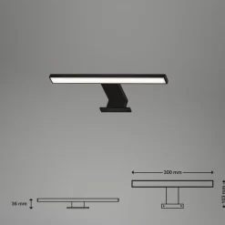 LED-spejlbelysning Dun Brilo, IP44, bredde 30 cm