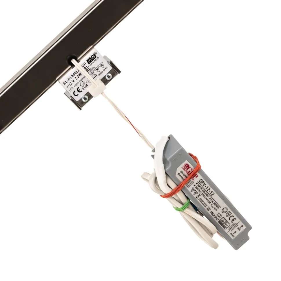 LED-spejlbelysning Espelho 80 cm krom 3.000 K