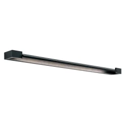 LED-spejlbelysning Marilyn i sort, bredde 90 cm