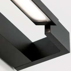 LED-spejlbelysning Marilyn i sort, bredde 90 cm
