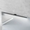 LED-spejlbelysning Triga IP44 sort 80 cm, 3.000K
