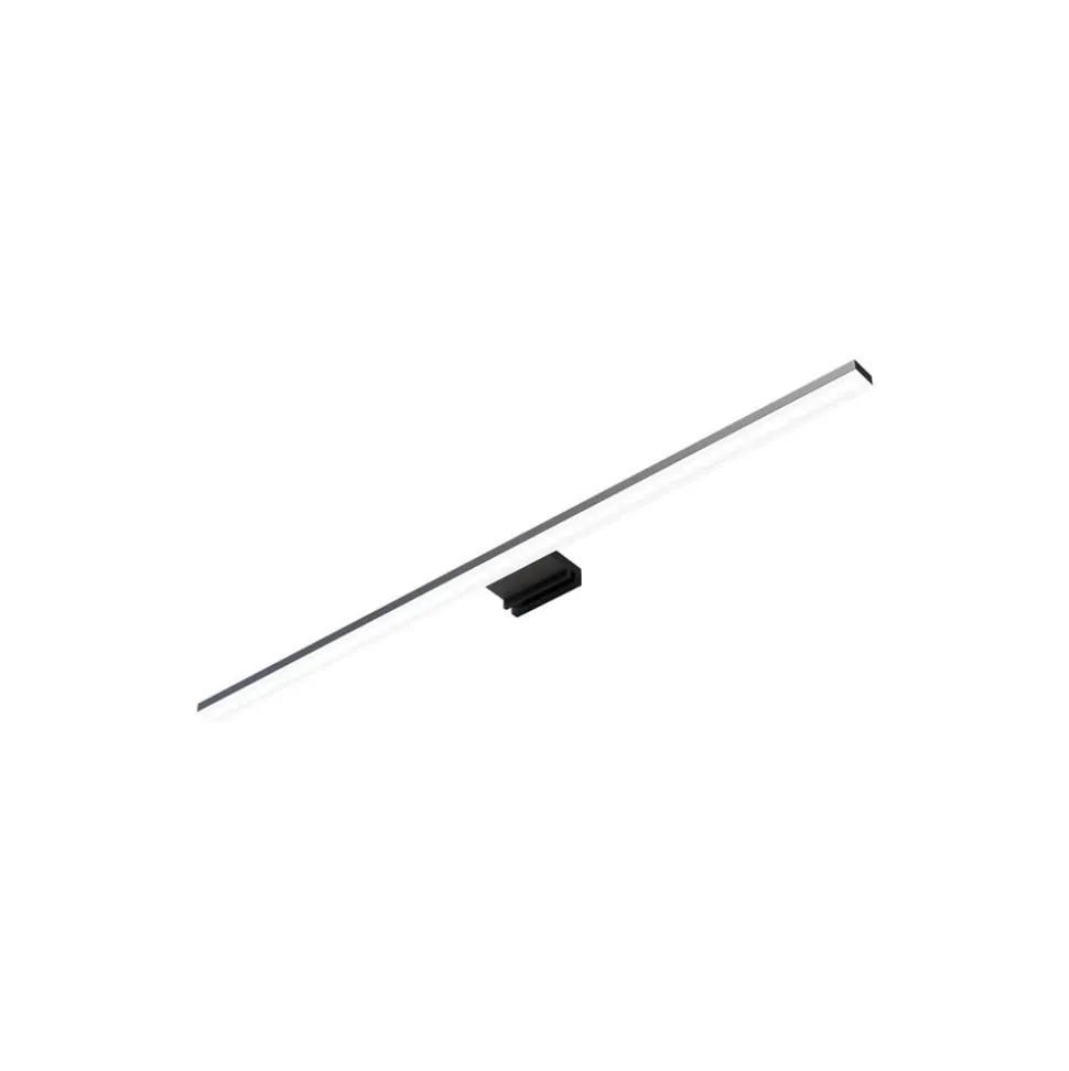 LED-spejlbelysning Triga IP44 sort 60 cm, 3.000K