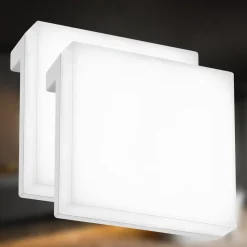 LED-spejllampe Aniani, hvid, 4.000 K, sæt med 2 stk