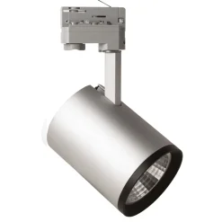 LED-spot Marco til 3-fase skinne sølv 4.000K